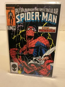 Spectacular Spider-Man #106  1985  VF