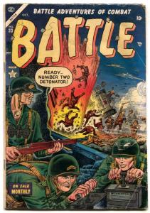 Battle #33 1954- Atlas Korean War comic G