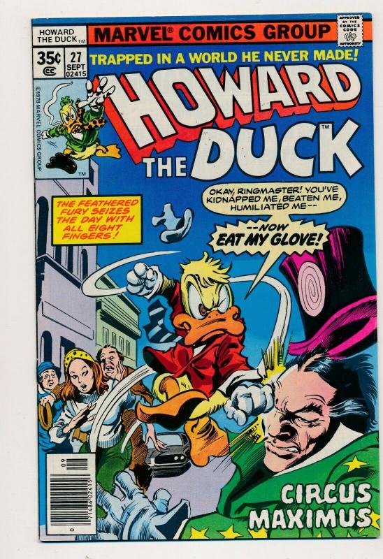 MARVEL LOT of 7-HOWARD THE DUCK #24, #23,25-29 1977/'78 VERY GOOD/FINE (PJ89) 