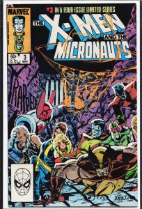 The X-Men and The Micronauts #3 (1984) Micronauts / Enigma Force