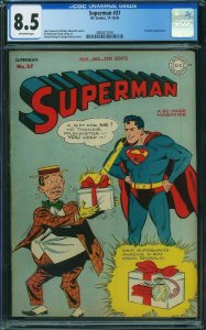 Superman #37 (1945) CGC 8.5