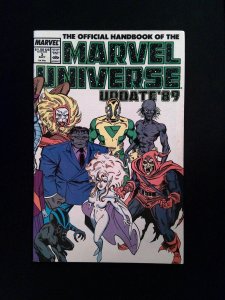 Official Handbook Of The Marvel Universe Update'89 #3  MARVEL Comics 1989 VF+