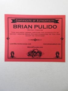 Lady Death: Killers #1 Inferno Edition NM Condition! Signed W/ COA!