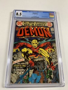 Demon 1 Cgc 8.5 Ow/w Pages Dc Comics Bronze Age Jack Kirby