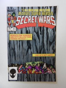 Marvel Super Heroes Secret Wars #4 (1984) VF condition