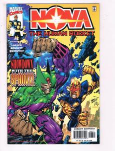 Nova The Human Rocket #6 FN Marvel Comic Book Larsen Spider-Man 1999 DE35