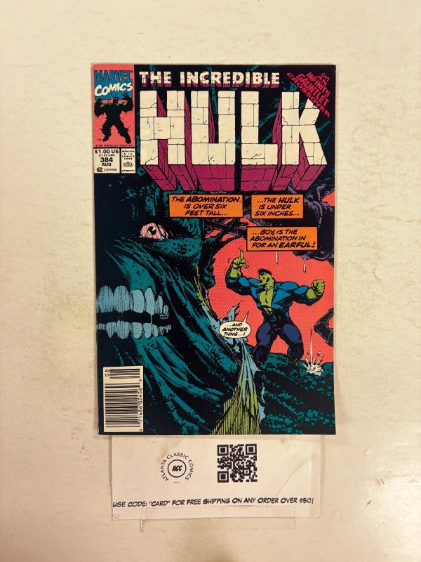 Incredible Hulk #384 NM Marvel Comic Books Avengers She-Hulk Doc Samson 6 HH113