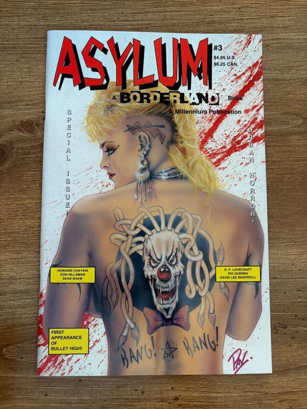 Asylum # 3 NM Borderlands Book Comic Book Millennium Publication 19 J268