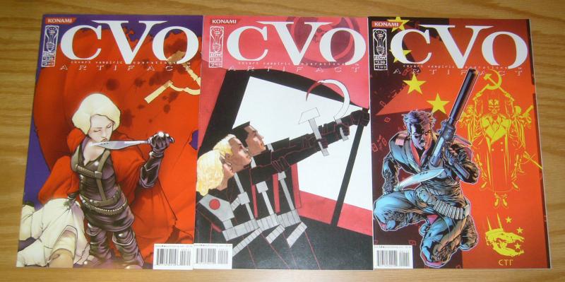 CVO: Covert Vampiric Operations - Artifact #1-3 VF/NM complete series konami set 