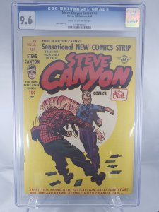 Steve Canyon #2 CGC 9.6 single highest CGC graded copy