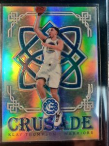 2016-17 Excalibur Crusade Silver Prizm #26 Klay Thompson Golden State Warriors