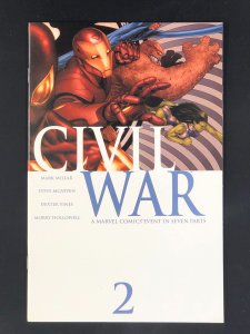 Civil War #2 (2007) VF Spider-Man Reveals His Identity