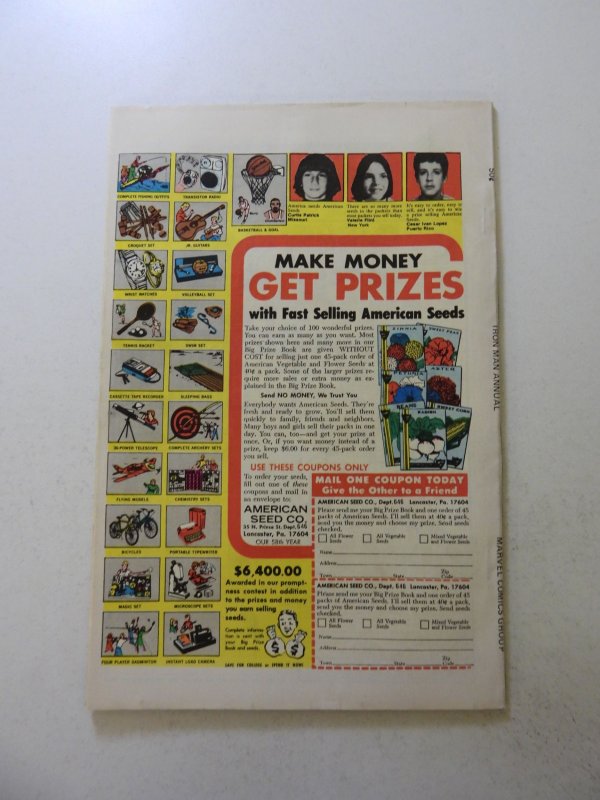 Iron Man Annual #3 (1976) VF- condition