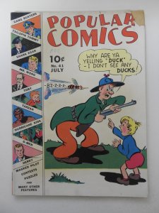 Popular Comics #41 (1939) Solid VG- Condition! Well Attached