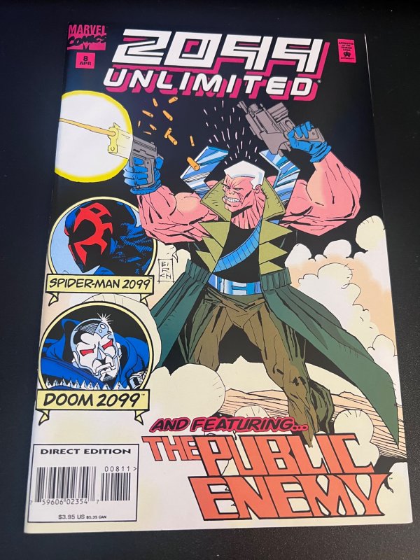 2099 Unlimited #1 - 10 (1993 - 1995) Complete anthology run Cyberpunk Marvel Uni