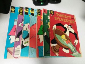 Tweety And Sylvester 7 Issue Silver Bronze Age Comics Lot Run Set Collection