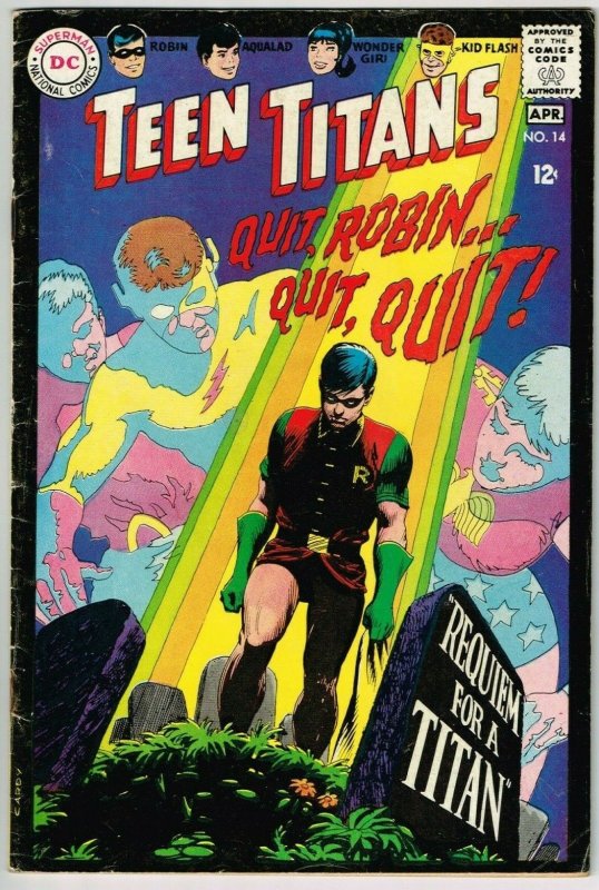 Teen Titans #14 (1966) - 4.5 VG+ *The Gargoyle*
