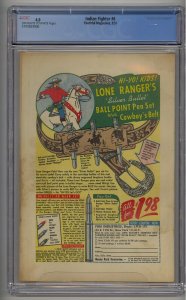 INDIAN FIGHTER #6 CGC 4.0 GOLDEN AGE 