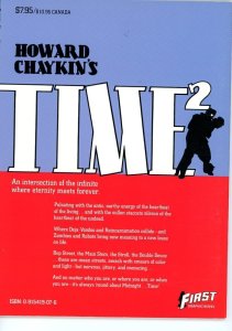 Time 2 (Squared): The Epiphany (First Graphic Novel #8) Howard Chaykin! 1986 VF