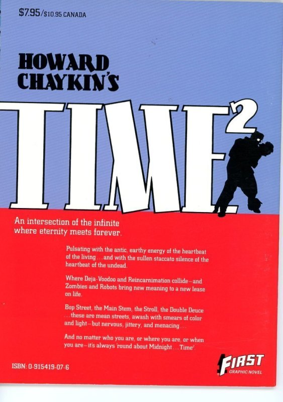 Time 2 (Squared): The Epiphany (First Graphic Novel #8) Howard Chaykin! 1986 VF