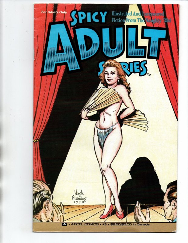 Spicy Adult Tales #1 2 & 3 set - Pre-Code Comics - Aircel - 1991 - VG