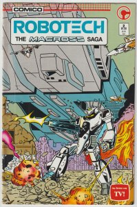 Robotech: The Macross Saga #2 (Apr 1985, Comico), FN condition (6.0)