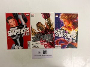 3 Marvels Snapshots Marvel Comic Books # 1 1 1 Hulk Spiderman Thor 37 JS65