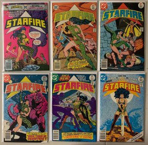 Starfire lot #1-7 missing #2 DC 6 different books 6.0 FN (1976 to 1977)