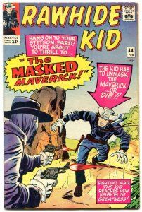 Rawhide Kid #44 1964- Masked Maverick- Marvel Western FN+