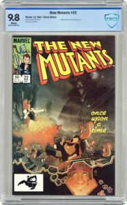 New Mutants 22 Marvel 1984 CBCS 9.8 Nightcrawler & Colossus Equals Top CGC Grade