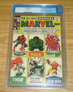 Marvel Tales #1 CGC 4.5 annual - spider-man/hulk/thor/iron man/nick fury 1964