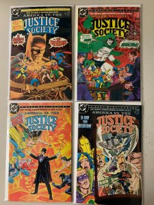 America vs. the Justice Society set #1-4 direct 4 diff 6.0 (1985)