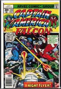 Captain America #213 (1977) Captain America and the Falcon [Key Issue]