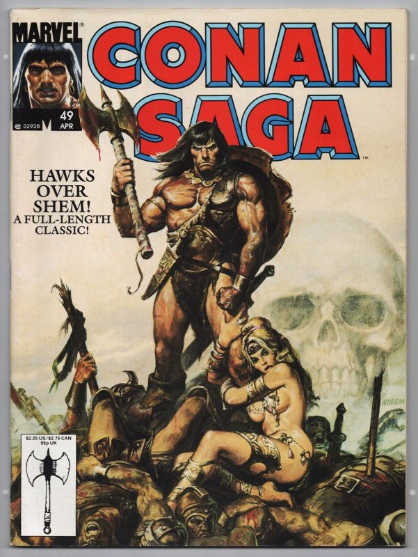 Conan Saga #49 (Marvel, 1991) FN 