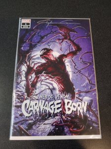 WEB OF VENOM CARNAGE BORN SIGNED BY CLAYTON CRAIN WITH COA