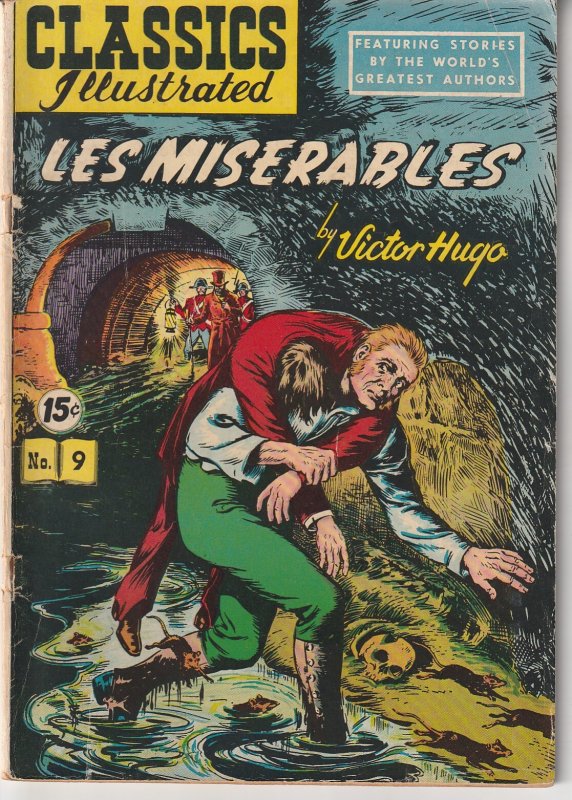 Classic Illustrated #9 (1943)  Les Miserables