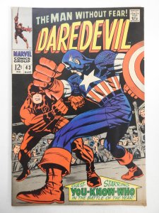 Daredevil #43 (1968) Classic Kirby Cover! Beautiful VF- Condition!