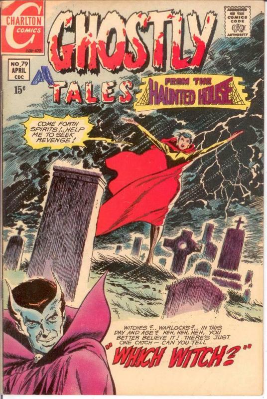 GHOSTLY TALES (1966-1984) 79 F+ Ditko art April 1970 COMICS BOOK