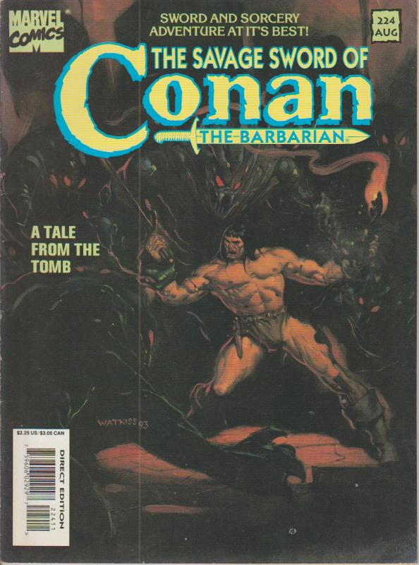 The Savage Sword of Conan the Barbarian #224 - Magazine