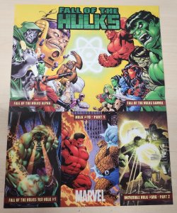 Fall of the Hulks #1 Double-Sided Poster Signed by Greg Pak (8.0) 2009