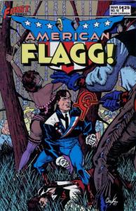 American Flagg #18 VF/NM; First | save on shipping - details inside