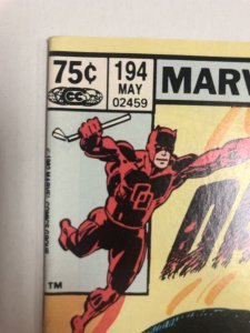 Daredevil (1983) # 194 (NM) Canadian Price Variant (CPV)  !