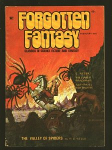 Forgotten Fantasy #3 1971-Bill Hughes horror cover-Valley of the Spiders by H...