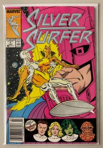 Silver Surfer #1 Newsstand Marvel 2nd Series (7.0 FN/VF) (1987)