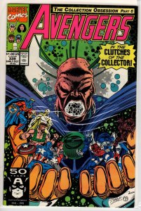 The Avengers #339 Direct Edition (1991) 9.2 NM-