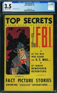 Top Secrets #1 (1947) CGC 3.5 VG-