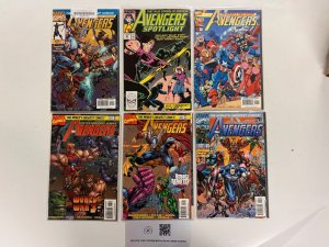 6 The Avengers Marvel Comic Books # 1 10 11 12 13 24 Iron Man Defenders 8 JS40