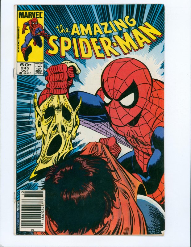 Amazing Spider-Man 245 Newsstand 1st appearance/death of 2nd Hobgoblin