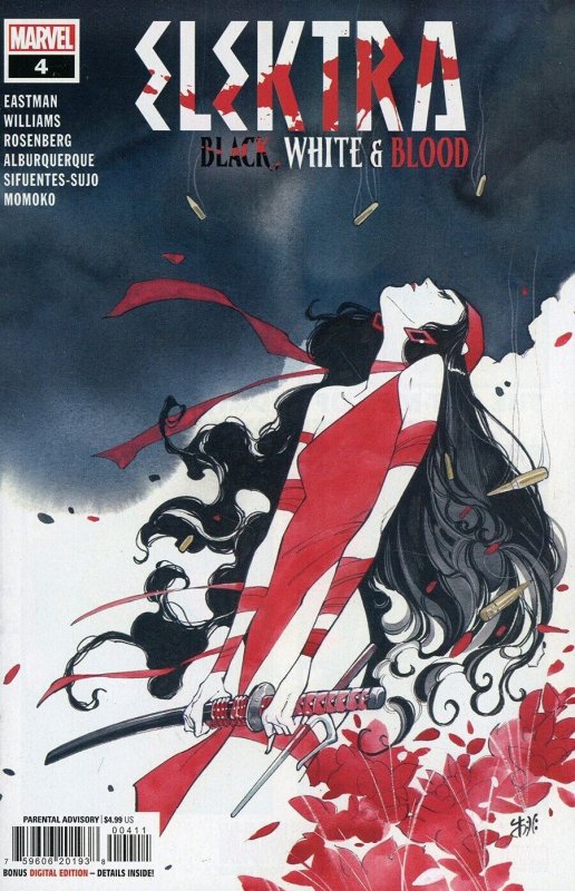 Elektra Black White & Blood #4 (of 4) Cover A Momoko Marvel Comics 2022 EB262