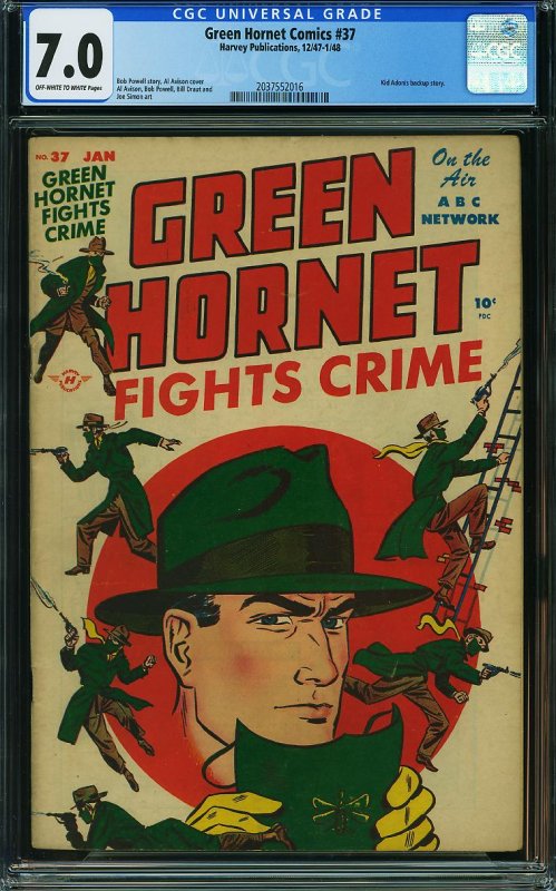 Green Hornet #37 (Harvey, 1948) CGC 7.0